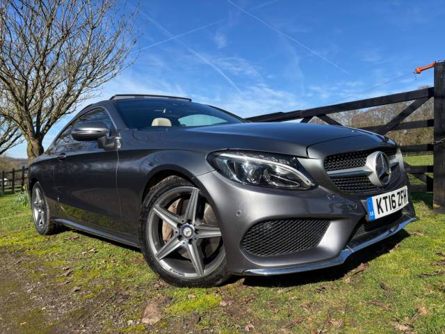 Mercedes-Benz C Class 2.1 C250d AMG Line (Premium Plus) G-Tronic+ Euro 6 (s/s) 2dr Coupe Diesel Grey