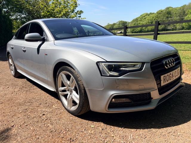 Audi A5 1.8 TFSI S line Sportback Multitronic Euro 6 (s/s) 5dr Hatchback Petrol Silver