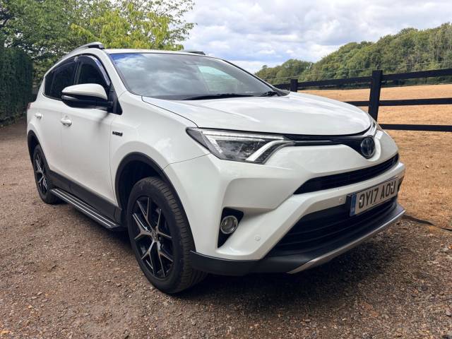Toyota Rav4 2.5 VVT-h Icon CVT 4WD Euro 6 (s/s) 5dr (Safety Sense, Nav) SUV Hybrid White