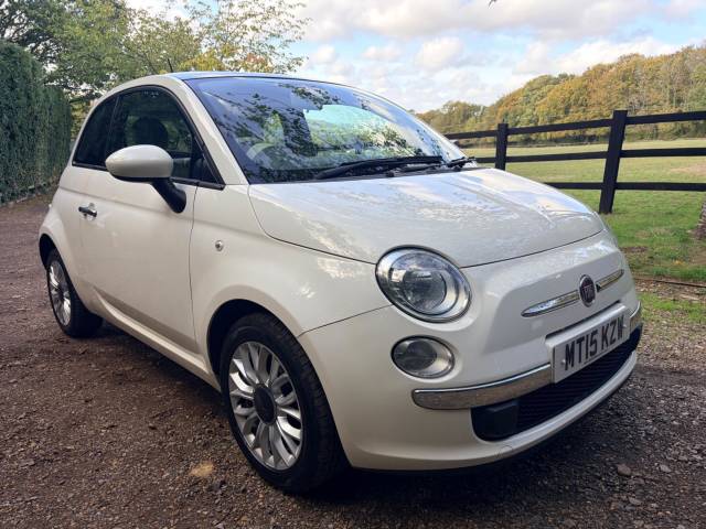Fiat 500 1.2 Lounge Euro 6 (s/s) 3dr Hatchback Petrol White